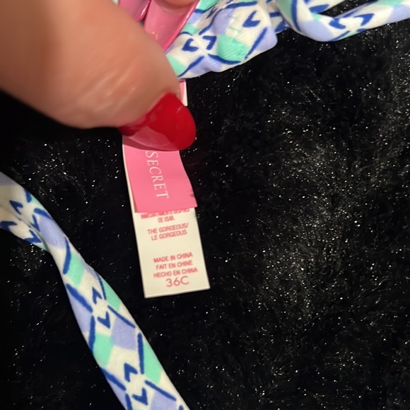 Blue Crisscross Push-up Victoria’s Secret Bikini Set - Picture 7 of 9